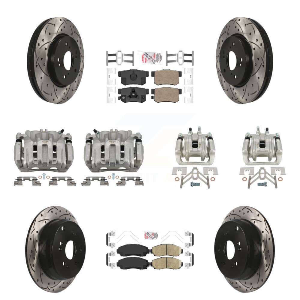 Transit Auto - KCD-100551N - Front and Rear Disc Brake Kits