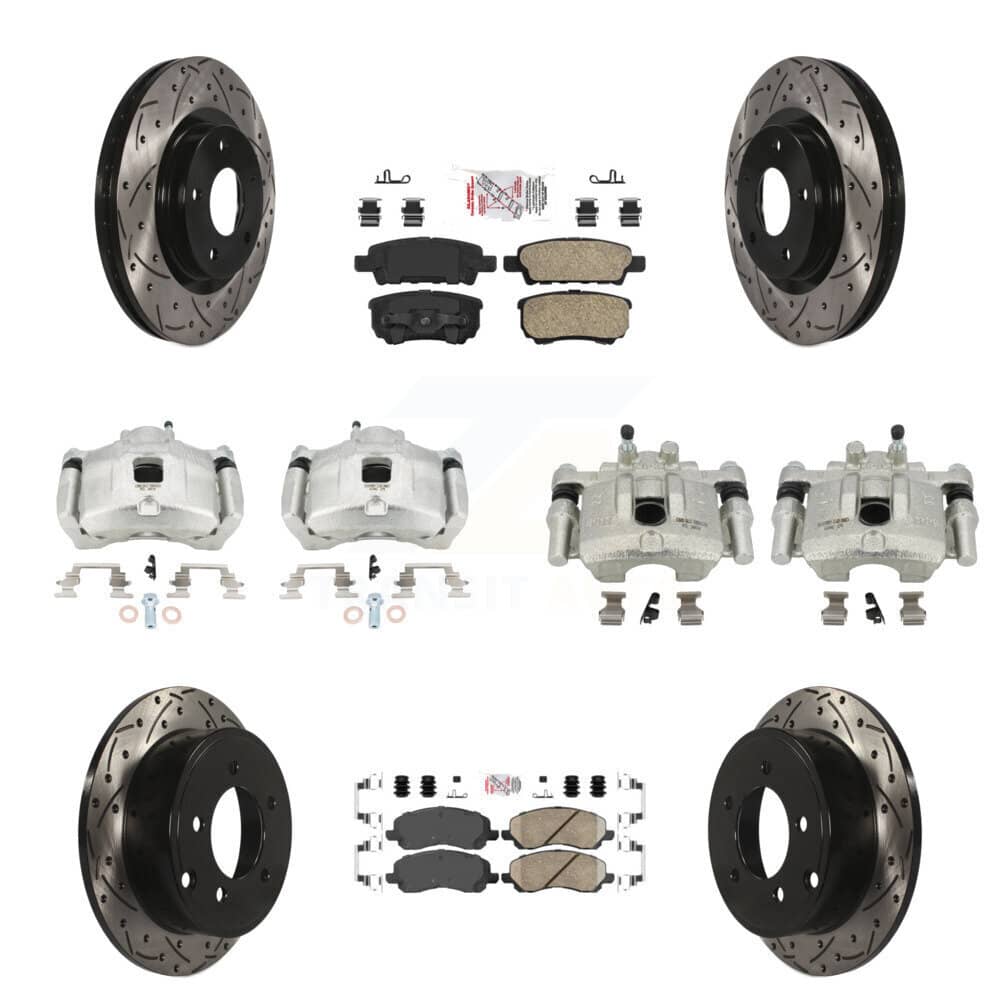 Transit Auto - KCD-100554N - Front and Rear Disc Brake Kits