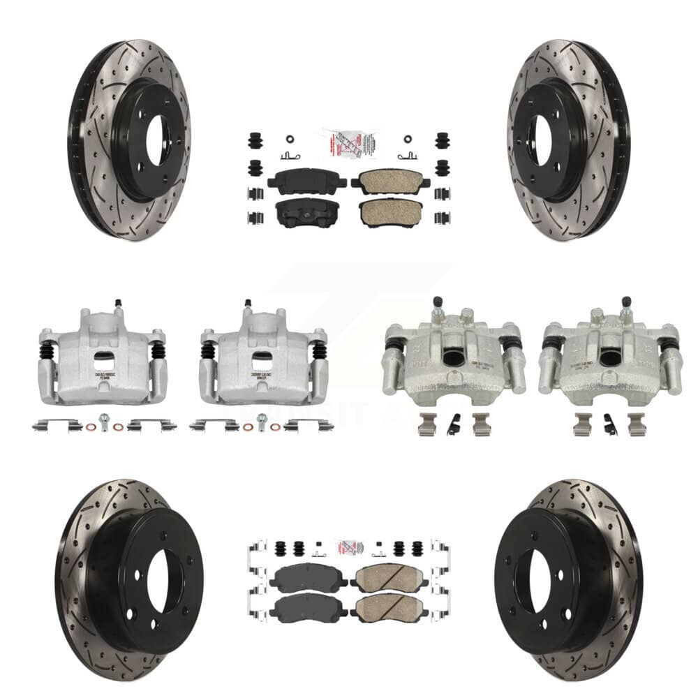 Transit Auto - KCD-100557N - Front and Rear Disc Brake Kits