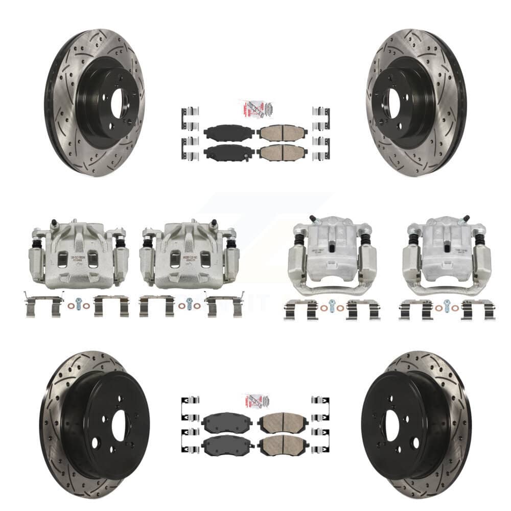 Transit Auto - KCD-100580N - Front and Rear Disc Brake Kits