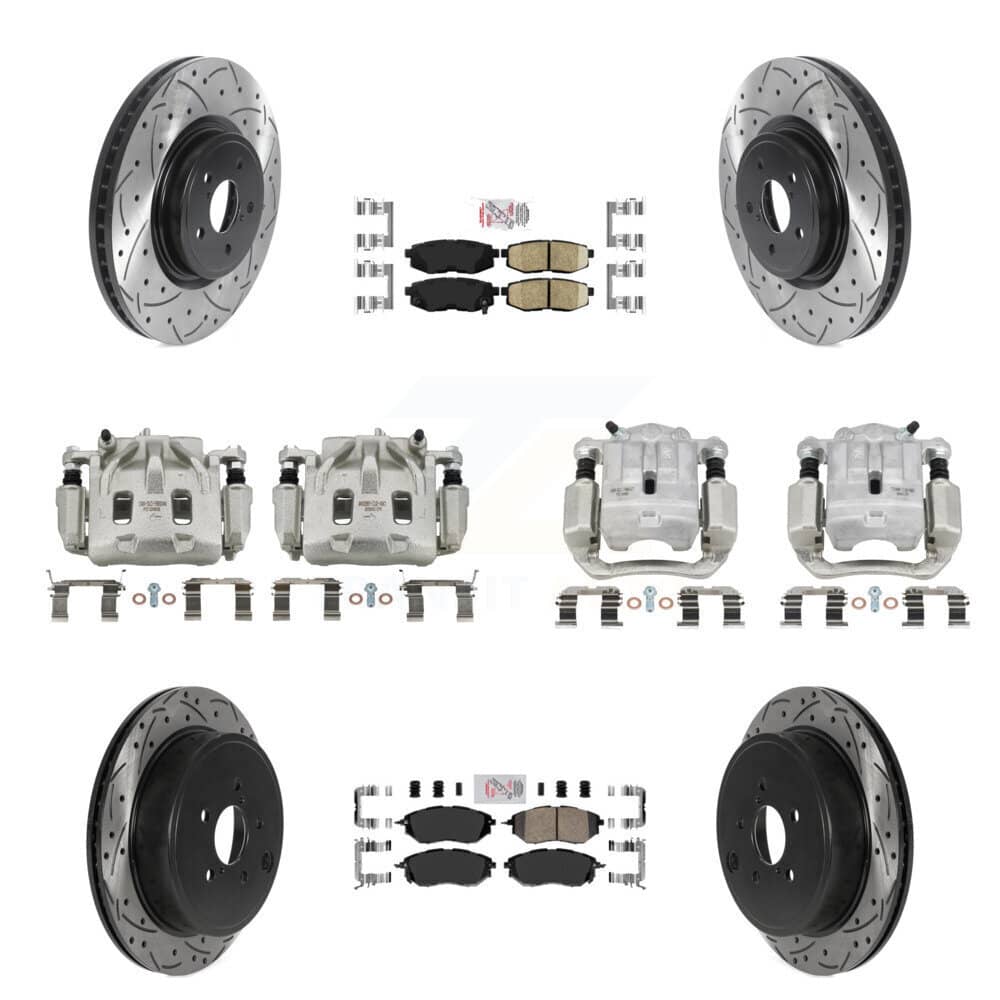 Transit Auto - KCD-100581N - Front and Rear Disc Brake Kits