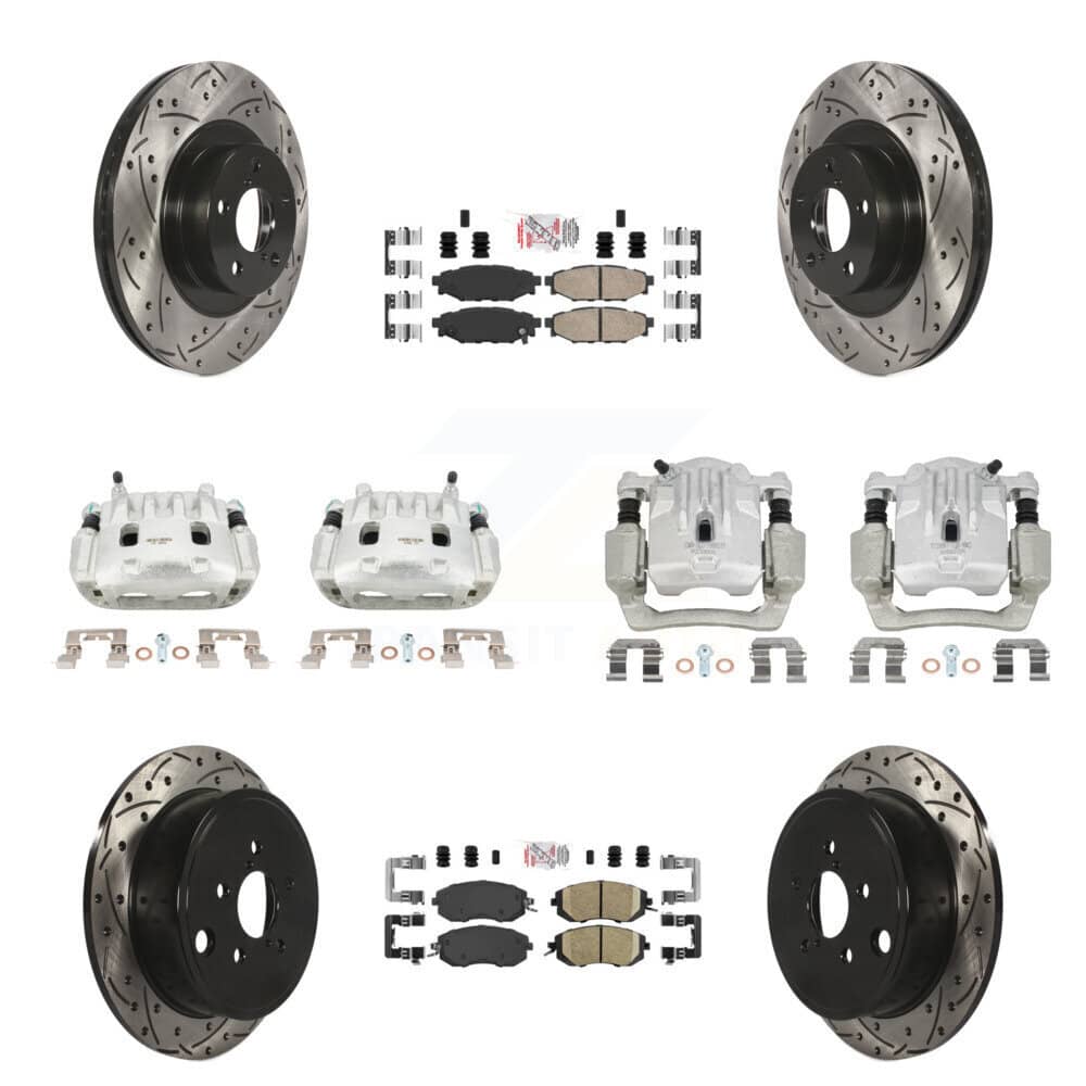 Transit Auto - KCD-100583N - Front and Rear Disc Brake Kits