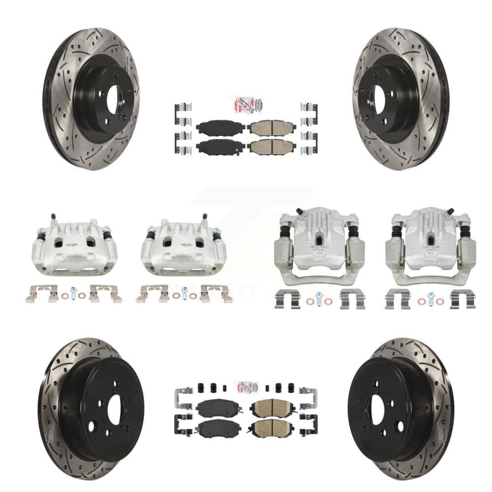 Transit Auto - KCD-100584N - Front and Rear Disc Brake Kits