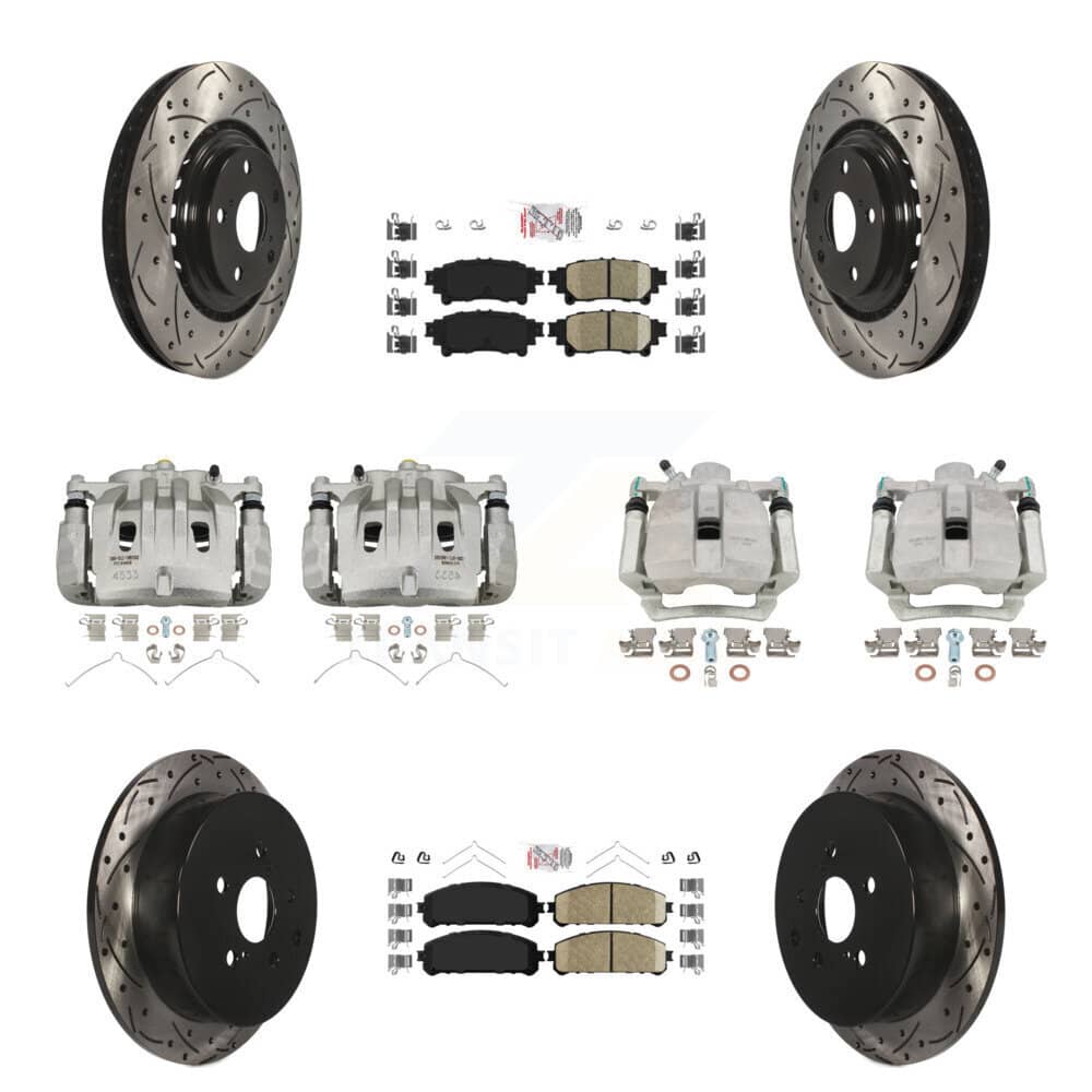 Transit Auto - KCD-100591N - Front and Rear Disc Brake Kits