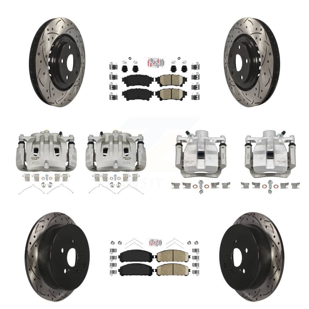 Transit Auto - KCD-100594N - Front and Rear Disc Brake Kits