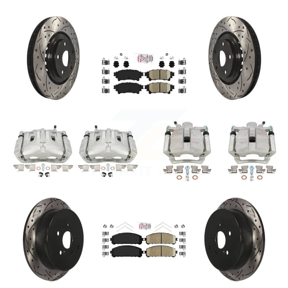 Transit Auto - KCD-100598N - Front and Rear Disc Brake Kits