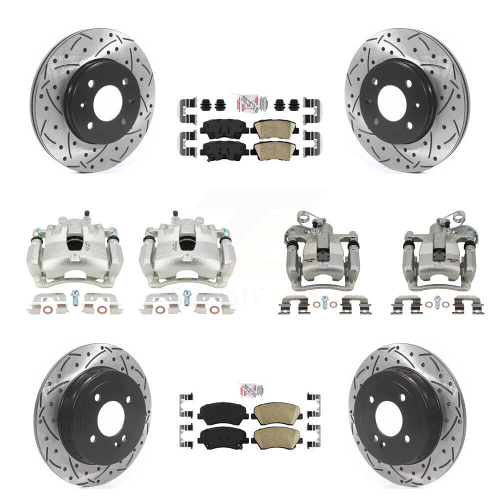 Transit Auto - KCD-100605N - Front and Rear Disc Brake Kits