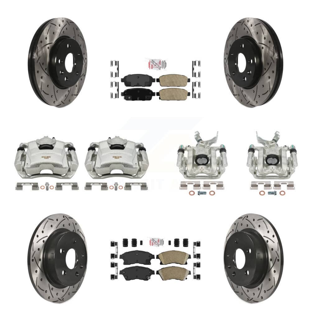 Transit Auto - KCD-100621N - Front and Rear Disc Brake Kits