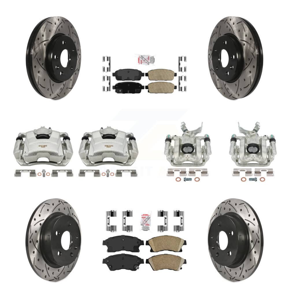 Transit Auto - KCD-100623N - Front and Rear Disc Brake Kits