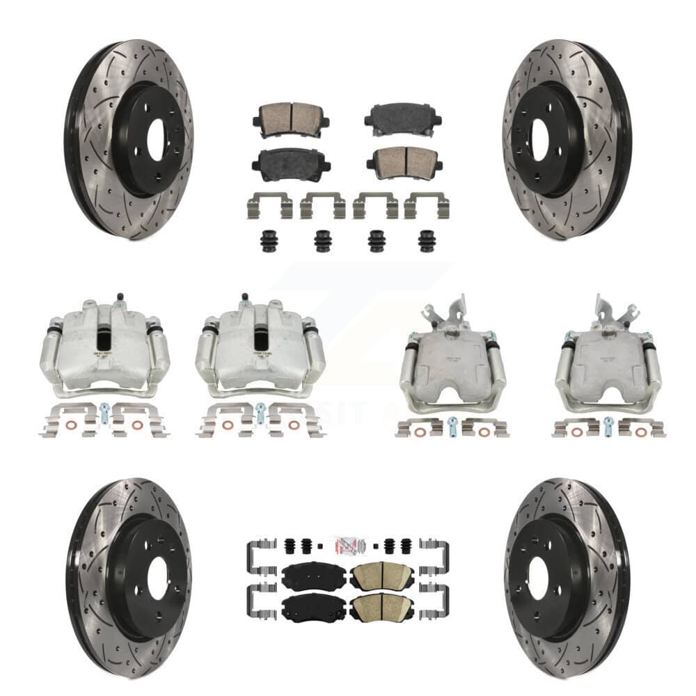 Transit Auto - KCD-100636N - Front and Rear Disc Brake Kits
