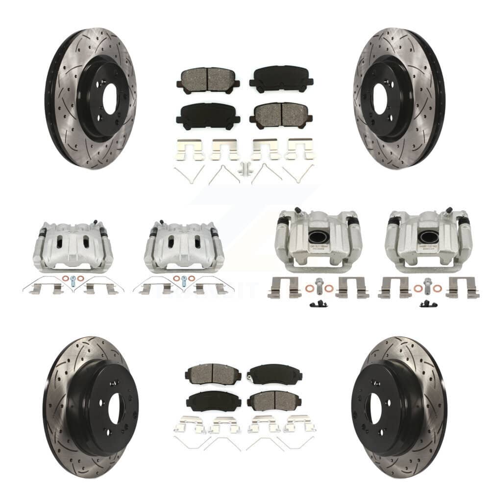 Transit Auto - KCD-100646S - Front and Rear Disc Brake Kits