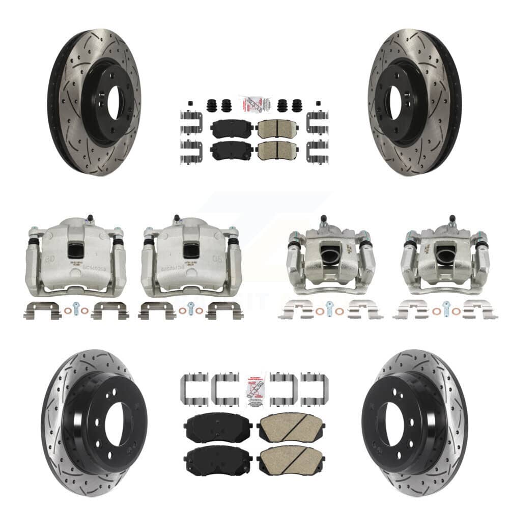 Transit Auto - KCD-100655N - Front and Rear Disc Brake Kits
