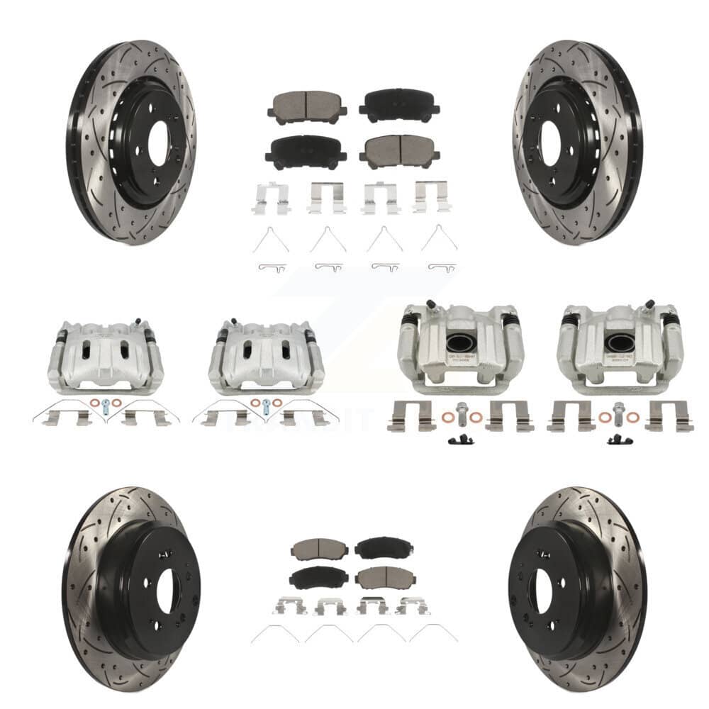 Transit Auto - KCD-100657C - Front and Rear Disc Brake Kits
