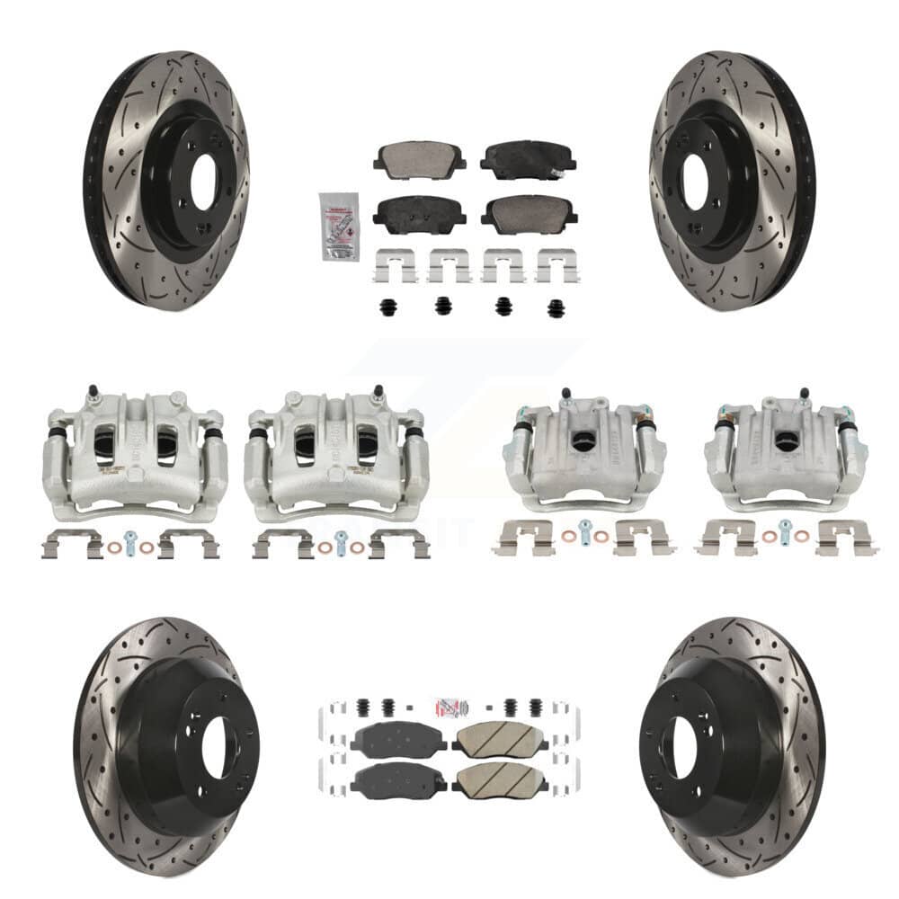 Transit Auto - KCD-100664N - Front and Rear Disc Brake Kits