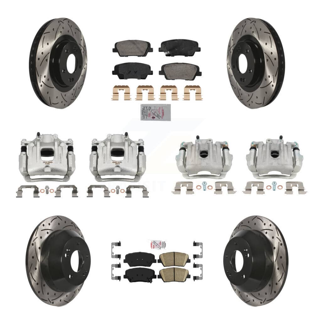 Transit Auto - KCD-100676N - Front and Rear Disc Brake Kits