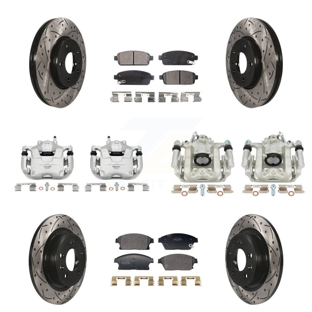 Transit Auto - KCD-100676P - Front and Rear Disc Brake Kits