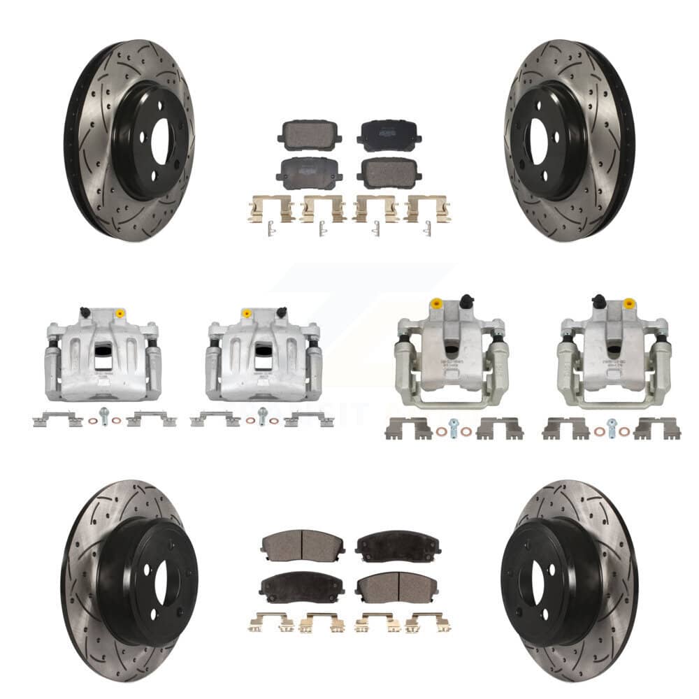 Transit Auto - KCD-100687P - Front and Rear Disc Brake Kits