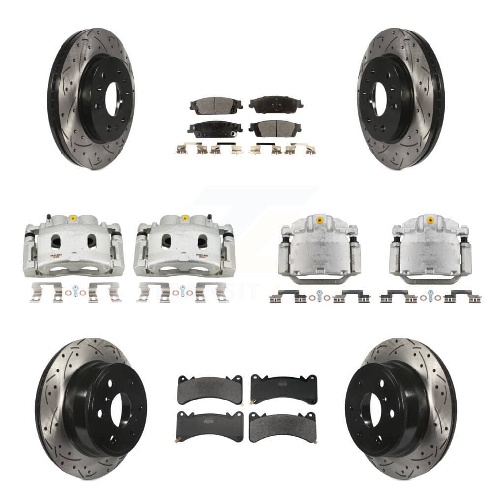 Transit Auto - KCD-100689P - Front and Rear Disc Brake Kits