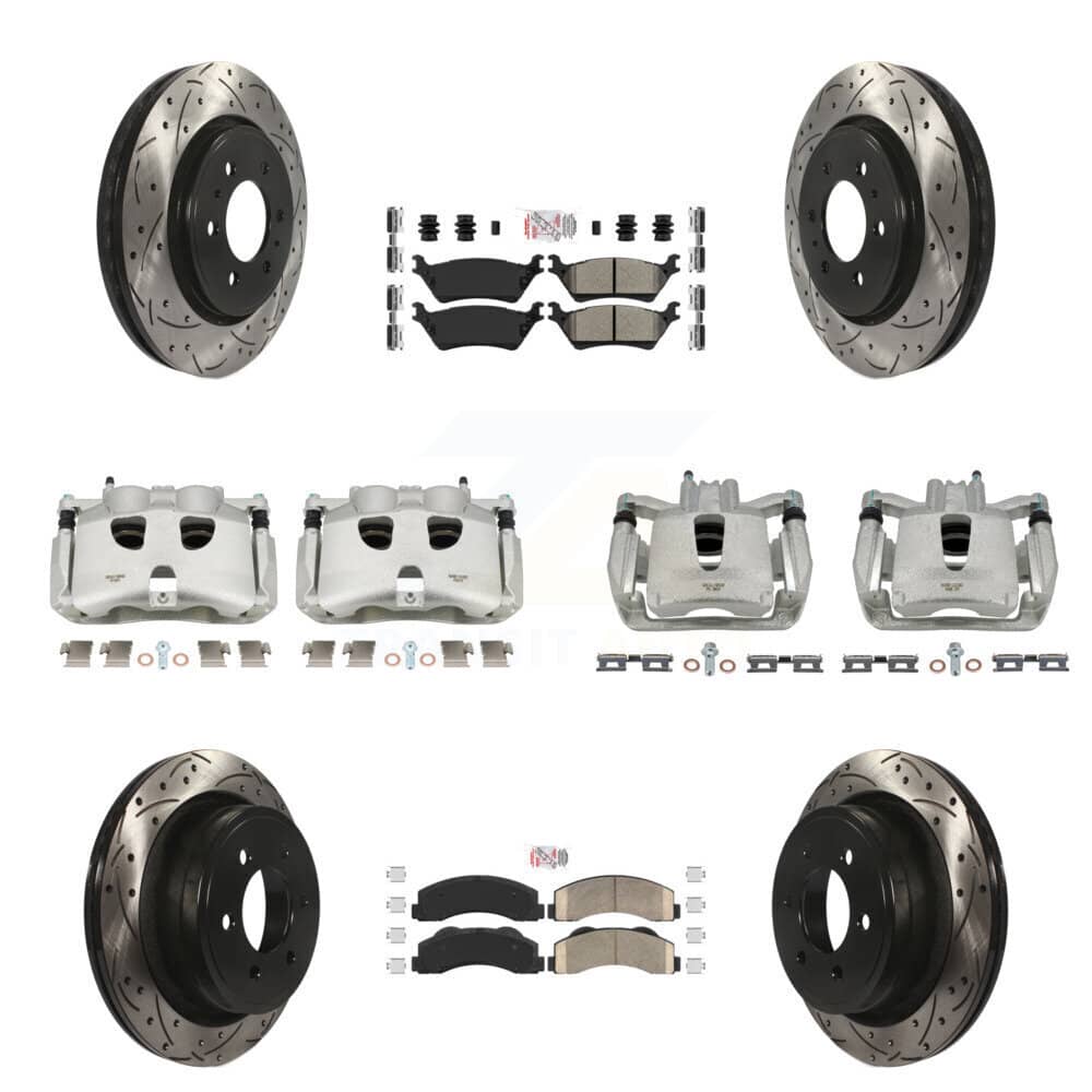 Transit Auto - KCD-100697N - Front and Rear Disc Brake Kits