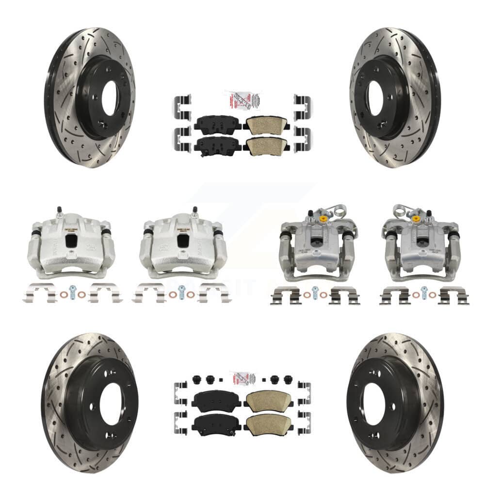 Transit Auto - KCD-100705N - Front and Rear Disc Brake Kits