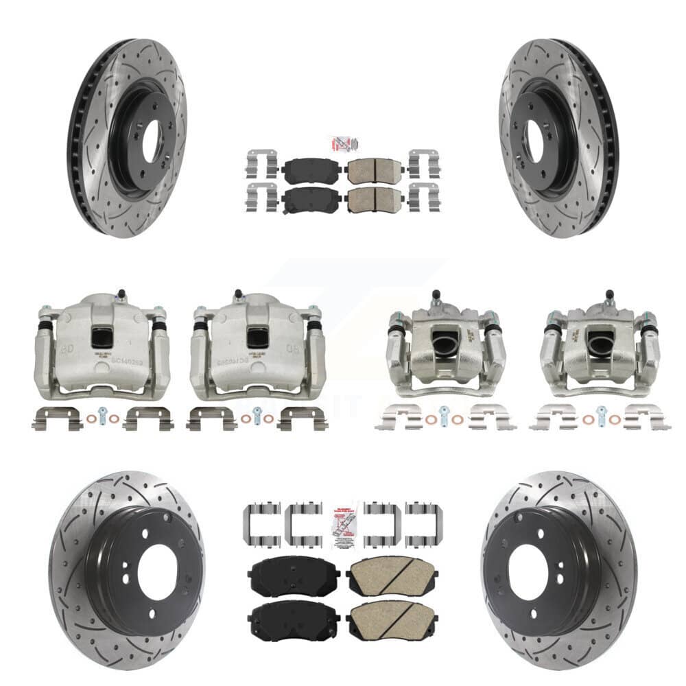 Transit Auto - KCD-100711N - Front and Rear Disc Brake Kits