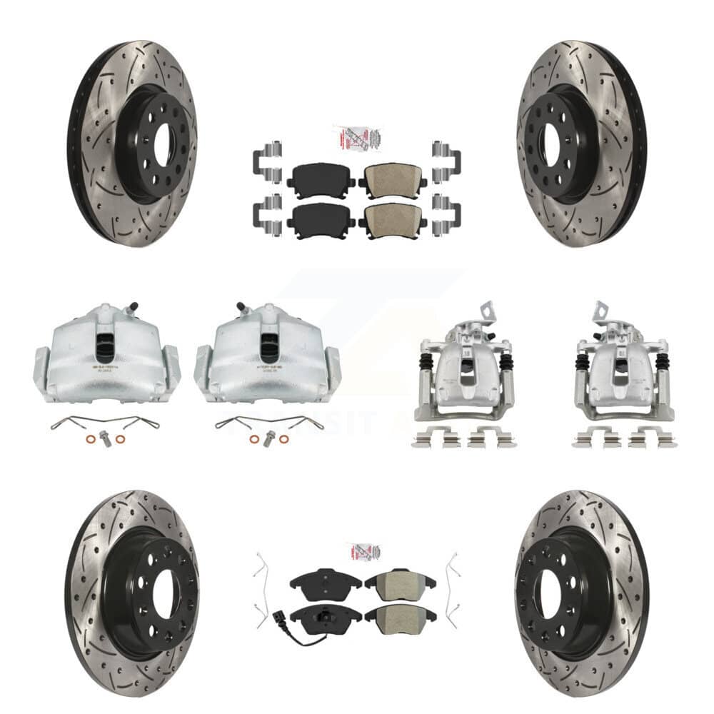 Transit Auto - KCD-100713N - Front and Rear Disc Brake Kits