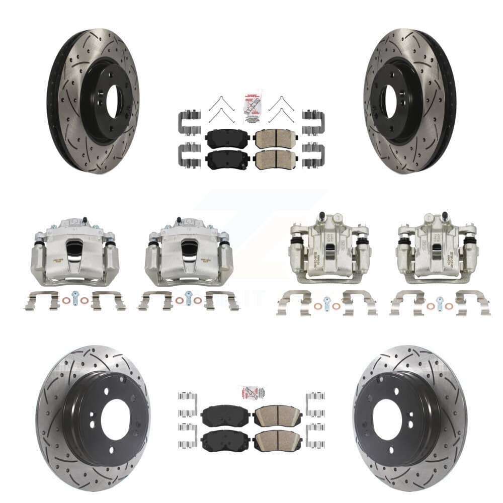 Transit Auto - KCD-100716N - Front and Rear Disc Brake Kits