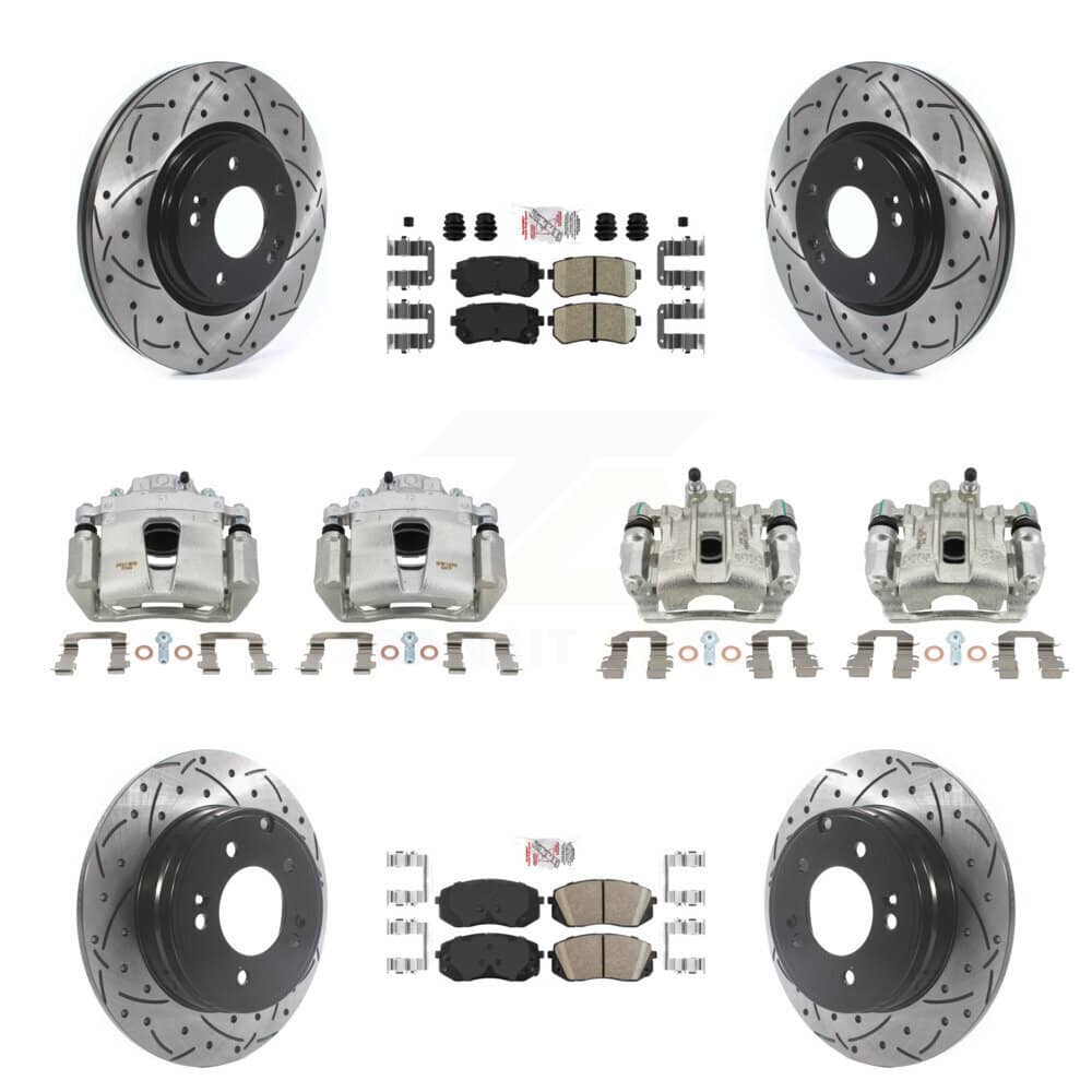Transit Auto - KCD-100718N - Front and Rear Disc Brake Kits