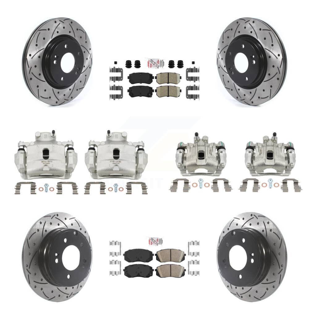 Transit Auto - KCD-100722N - Front and Rear Disc Brake Kits