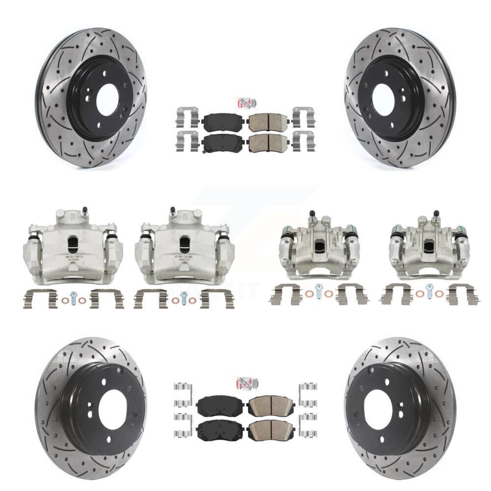 Transit Auto - KCD-100723N - Front and Rear Disc Brake Kits