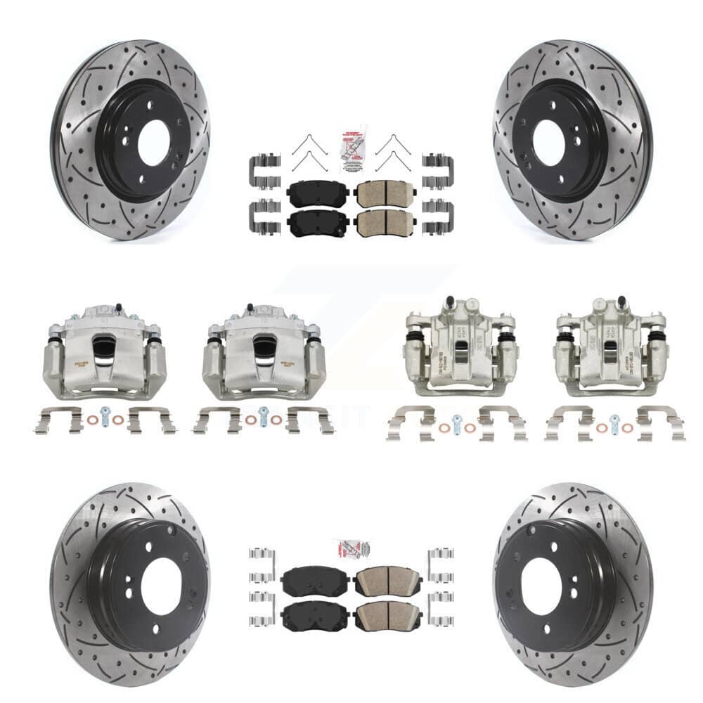 Transit Auto - KCD-100726N - Front and Rear Disc Brake Kits