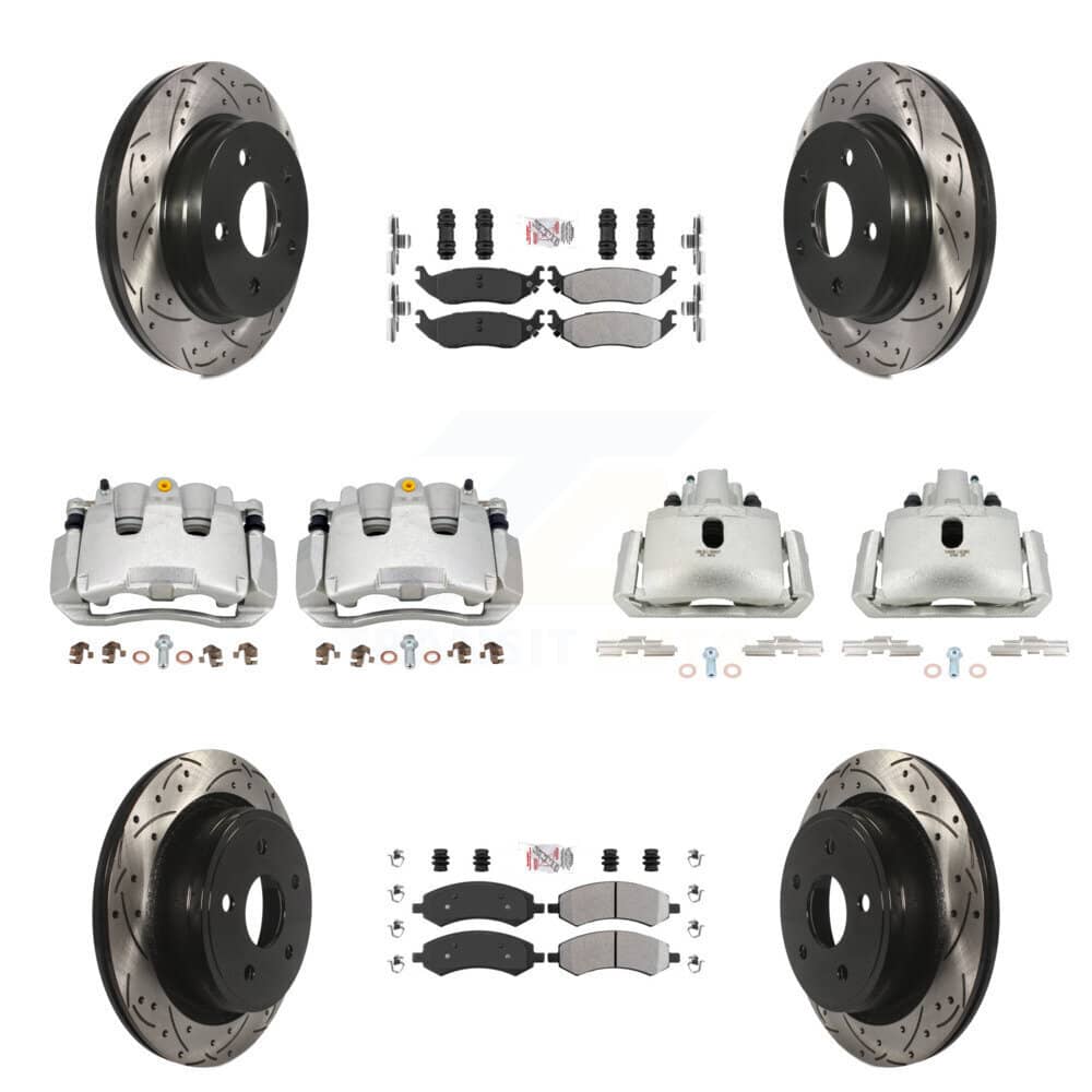 Transit Auto - KCD-100731N - Front and Rear Disc Brake Kits