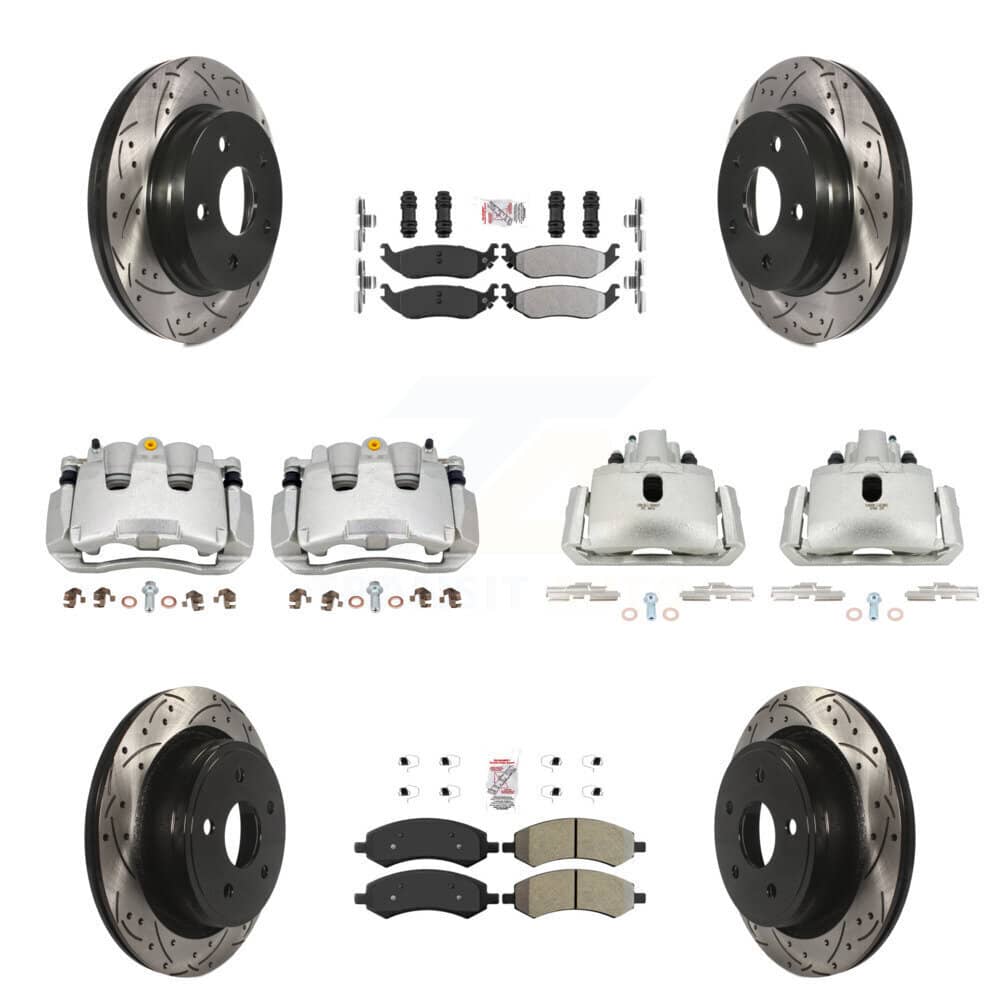 Transit Auto - KCD-100735N - Front and Rear Disc Brake Kits