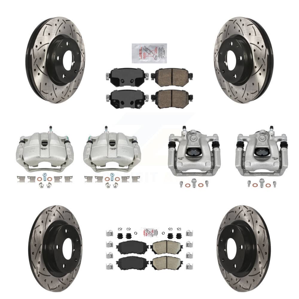 Transit Auto - KCD-100747N - Front and Rear Disc Brake Kits