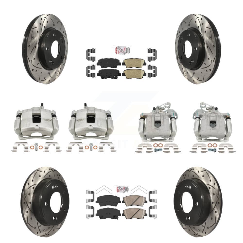 Transit Auto - KCD-100753N - Front and Rear Disc Brake Kits