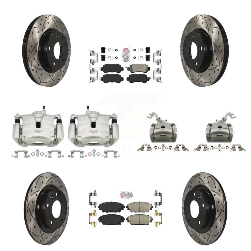 Transit Auto - KCD-100754N - Front and Rear Disc Brake Kits
