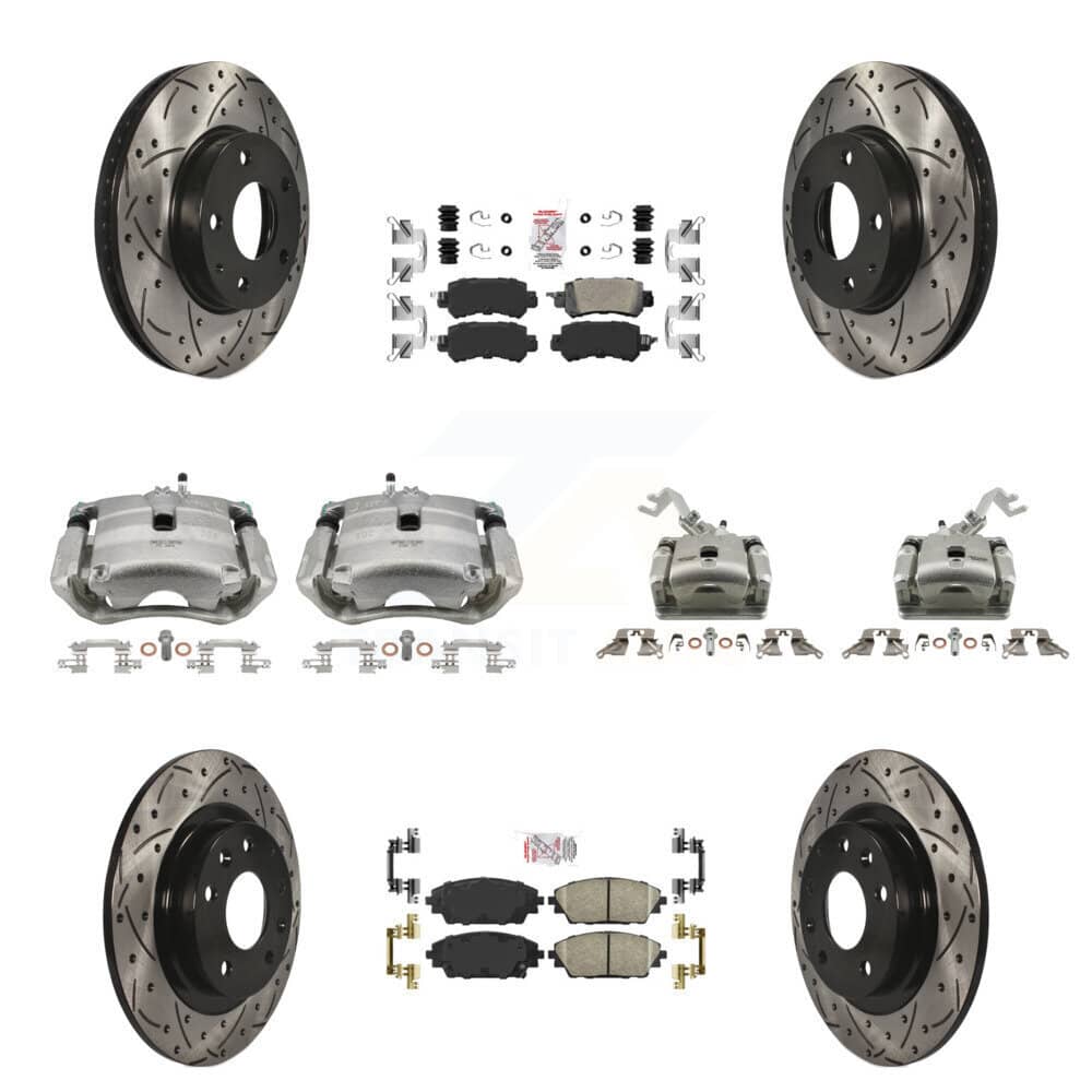Transit Auto - KCD-100756N - Front and Rear Disc Brake Kits