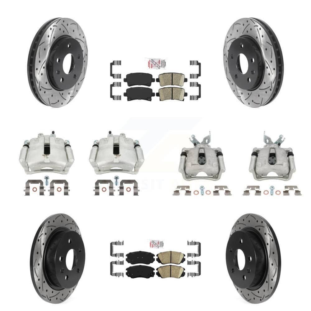 Transit Auto - KCD-100763N - Front and Rear Disc Brake Kits
