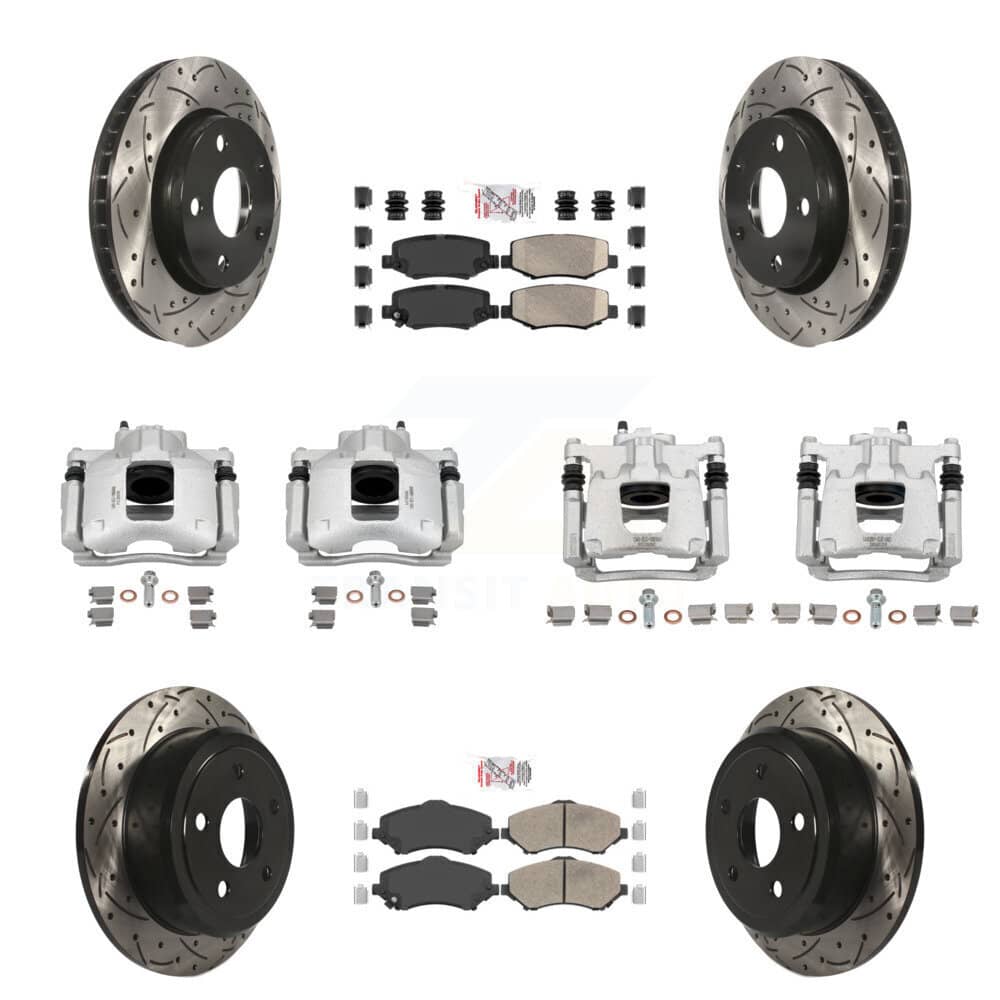 Transit Auto - KCD-100798N - Front and Rear Disc Brake Kits