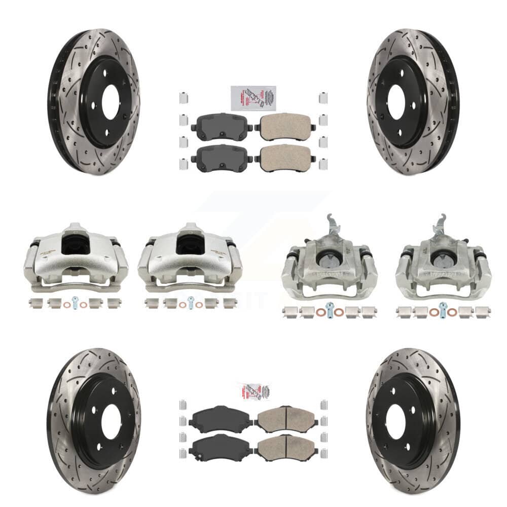 Transit Auto - KCD-100802N - Front and Rear Disc Brake Kits