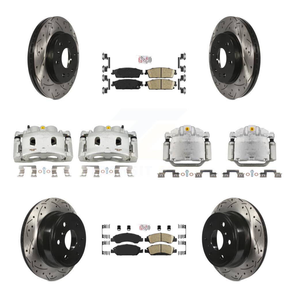 Transit Auto - KCD-100804N - Front and Rear Disc Brake Kits
