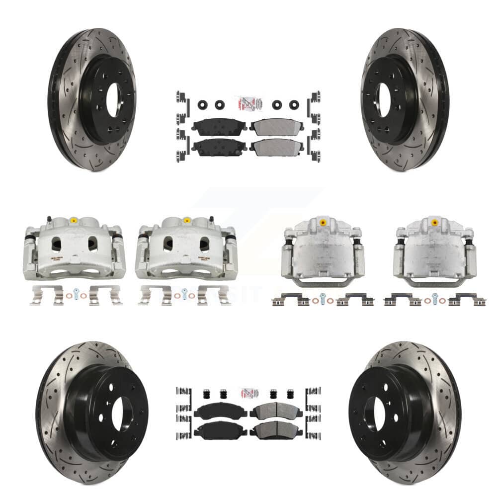 Transit Auto - KCD-100807N - Front and Rear Disc Brake Kits