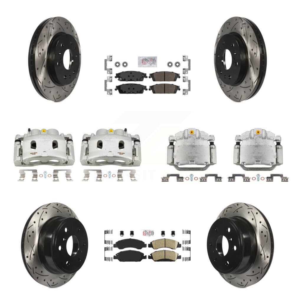 Transit Auto - KCD-100810N - Front and Rear Disc Brake Kits
