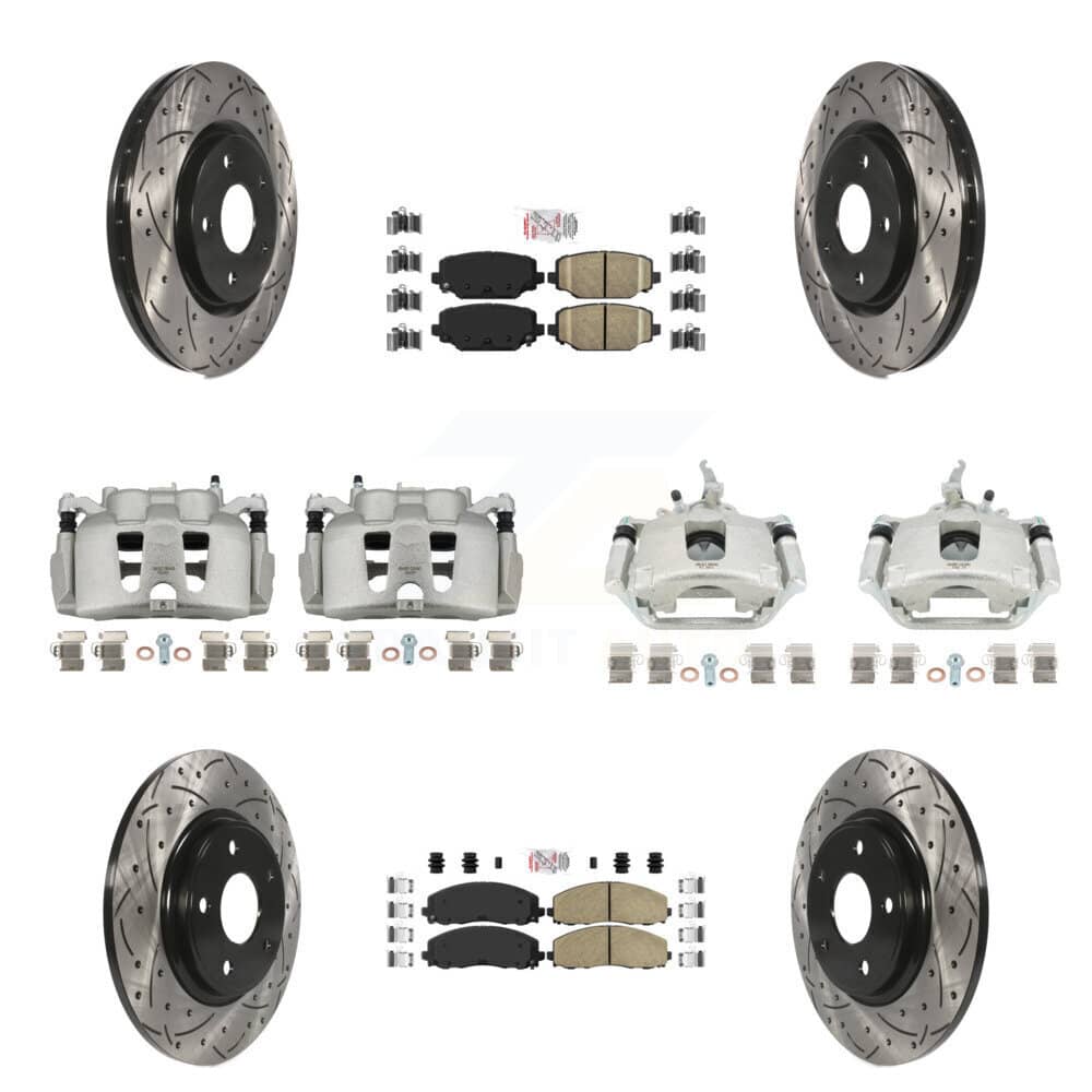 Transit Auto - KCD-100867N - Front and Rear Disc Brake Kits