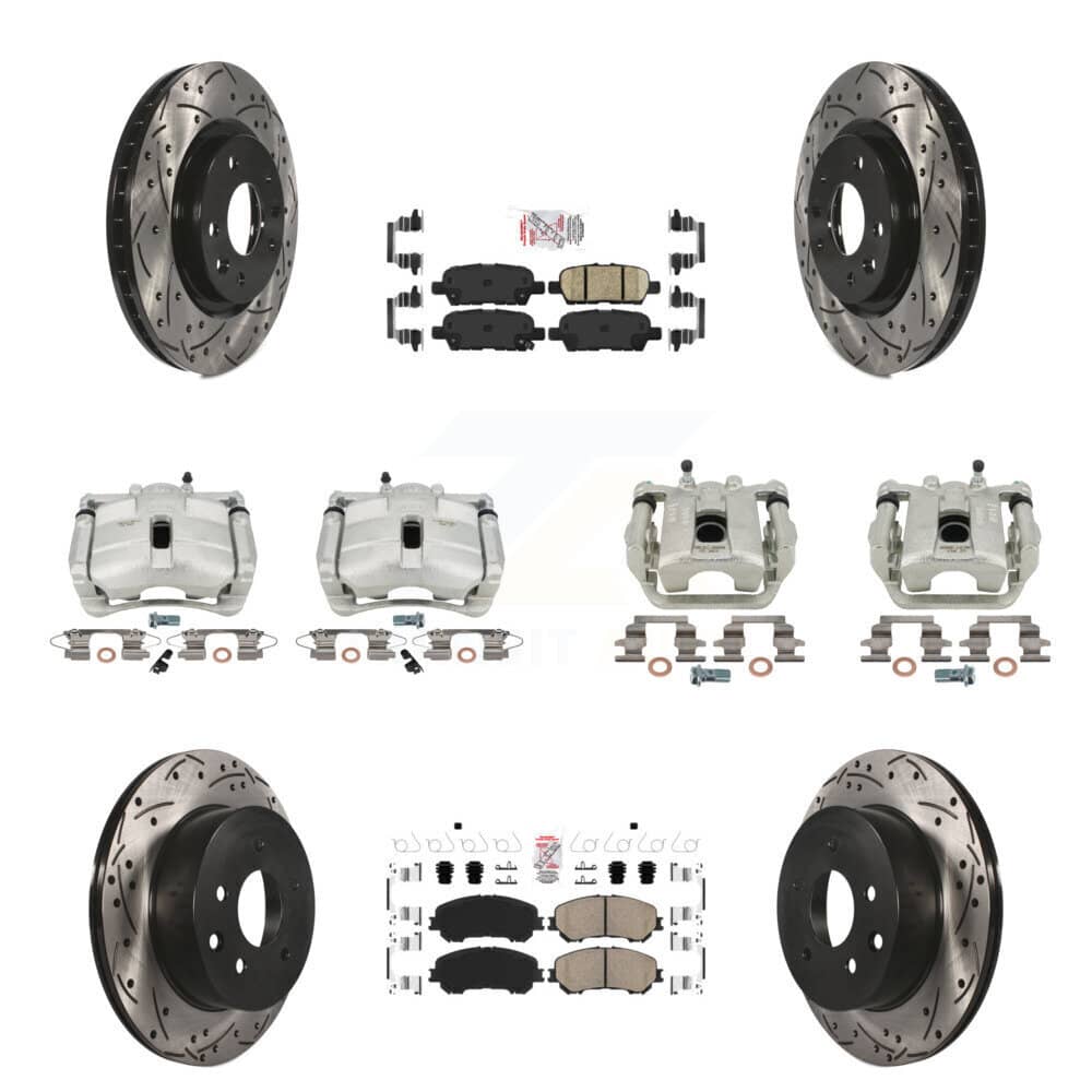 Transit Auto - KCD-100880N - Front and Rear Disc Brake Kits