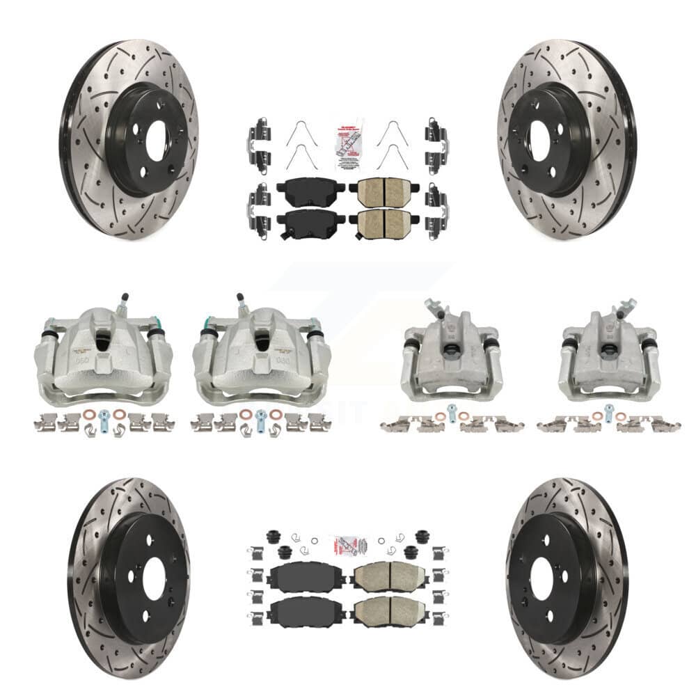 Transit Auto - KCD-100898N - Front and Rear Disc Brake Kits