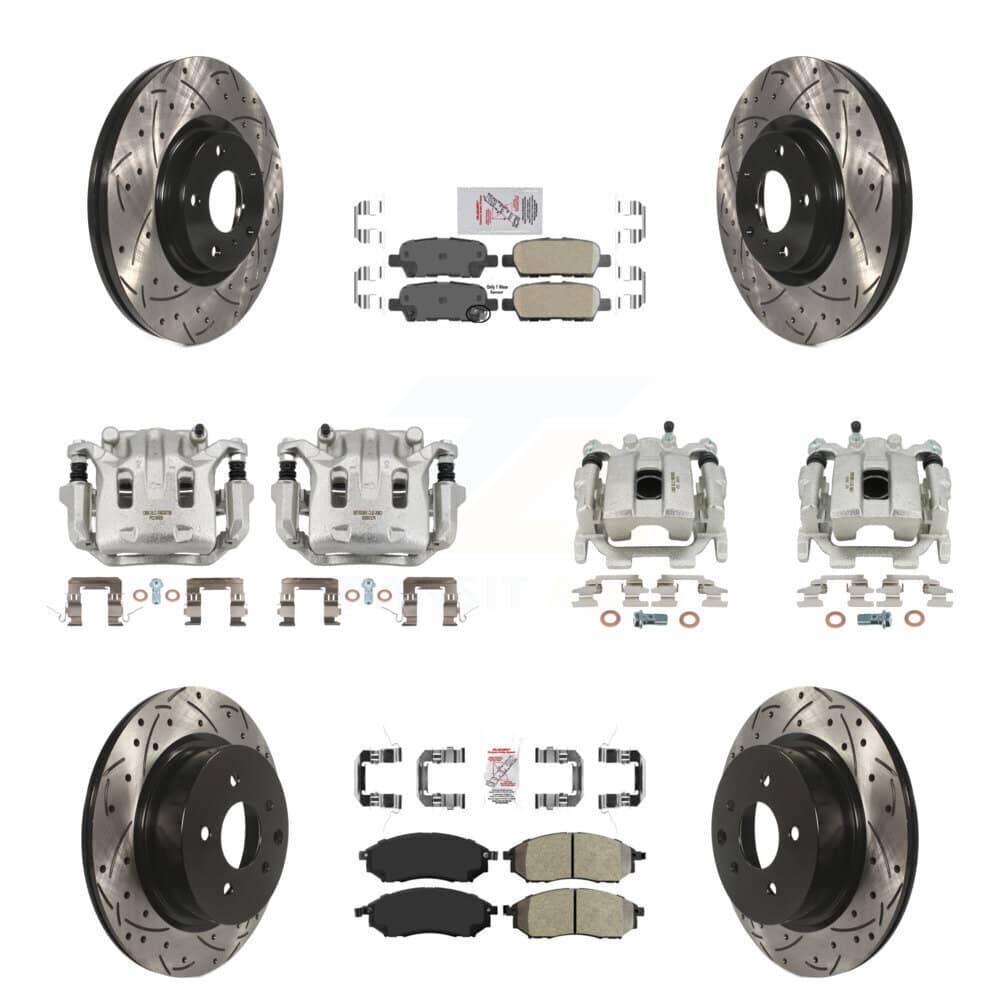 Transit Auto - KCD-100908N - Front and Rear Disc Brake Kits