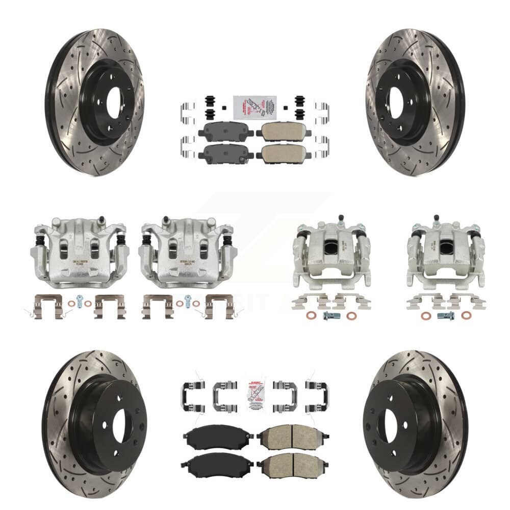 Transit Auto - KCD-100909N - Front and Rear Disc Brake Kits