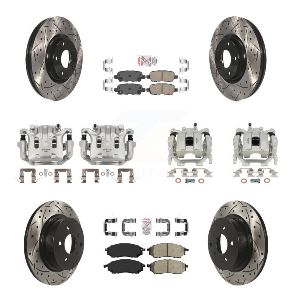 Transit Auto - KCD-100917N - Front and Rear Disc Brake Kits