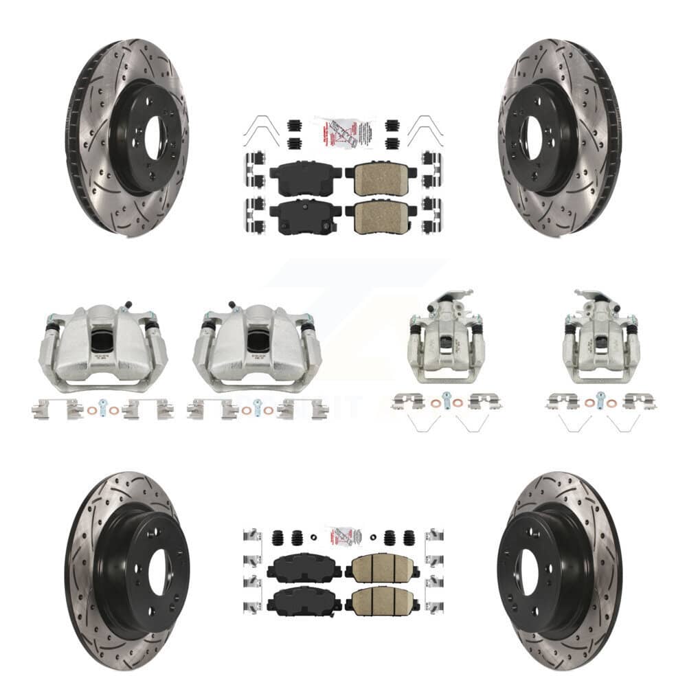 Transit Auto - KCD-100923N - Front and Rear Disc Brake Kits